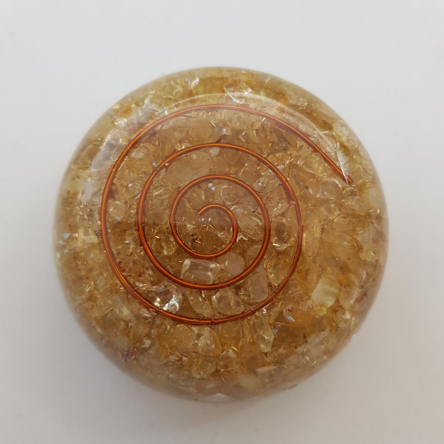 Orgonite Dome - Citrine Orgonite Dome - Citrine